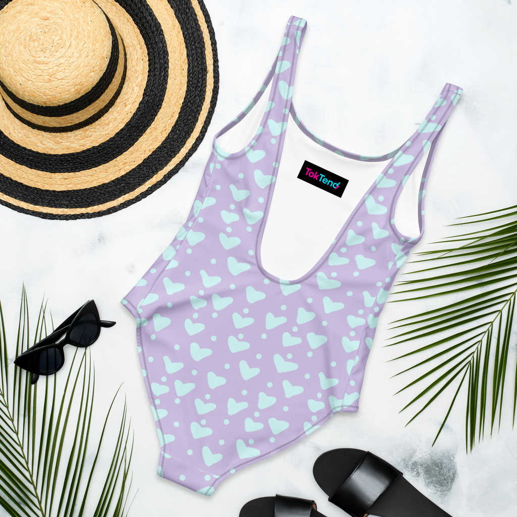 Traje de baño Corazones Azules