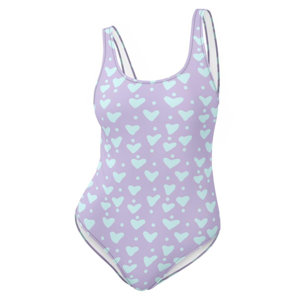 Traje de baño Corazones Azules