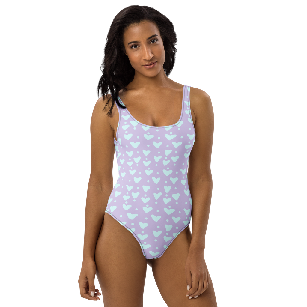 Traje de baño Corazones Azules