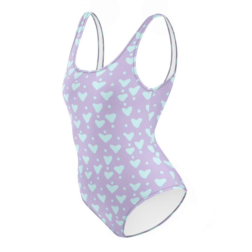 Traje de baño Corazones Azules