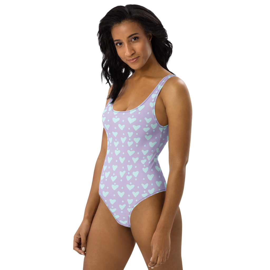 Traje de baño Corazones Azules