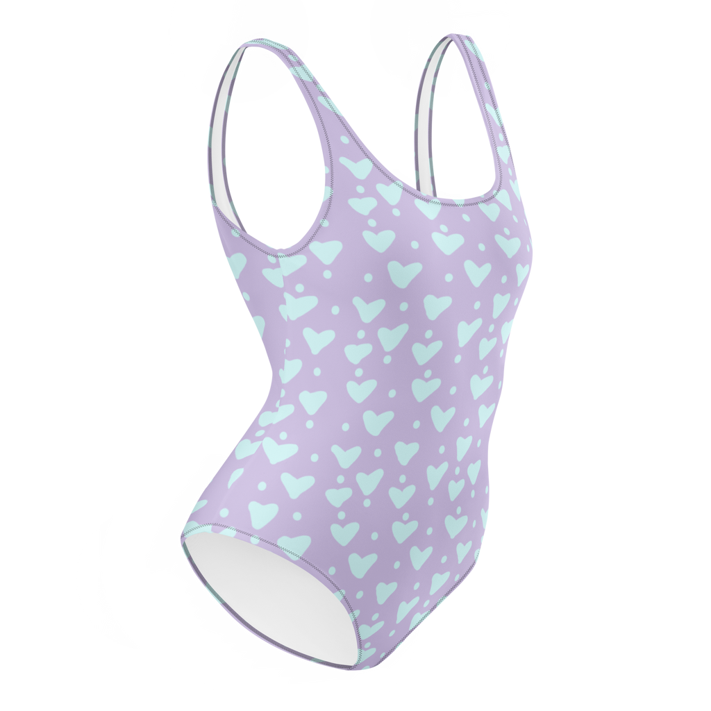Traje de baño Corazones Azules