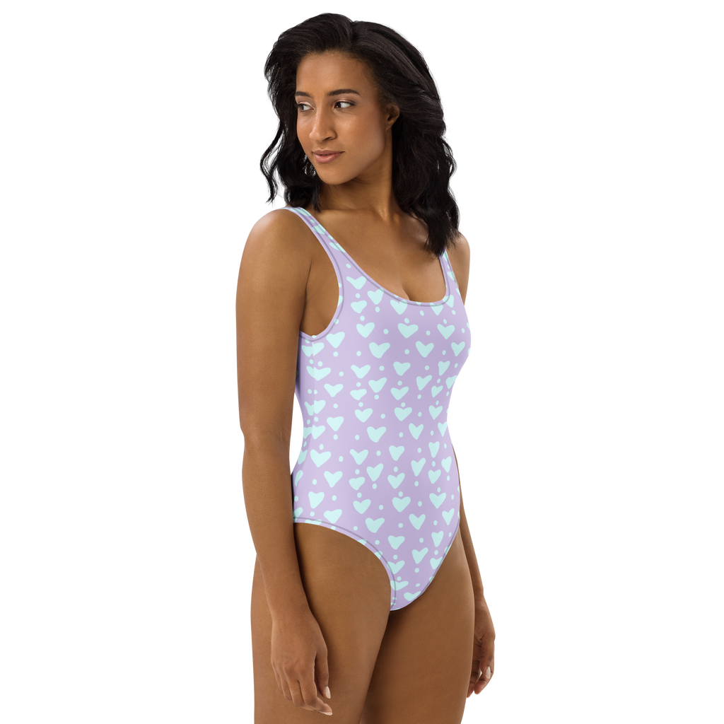Traje de baño Corazones Azules