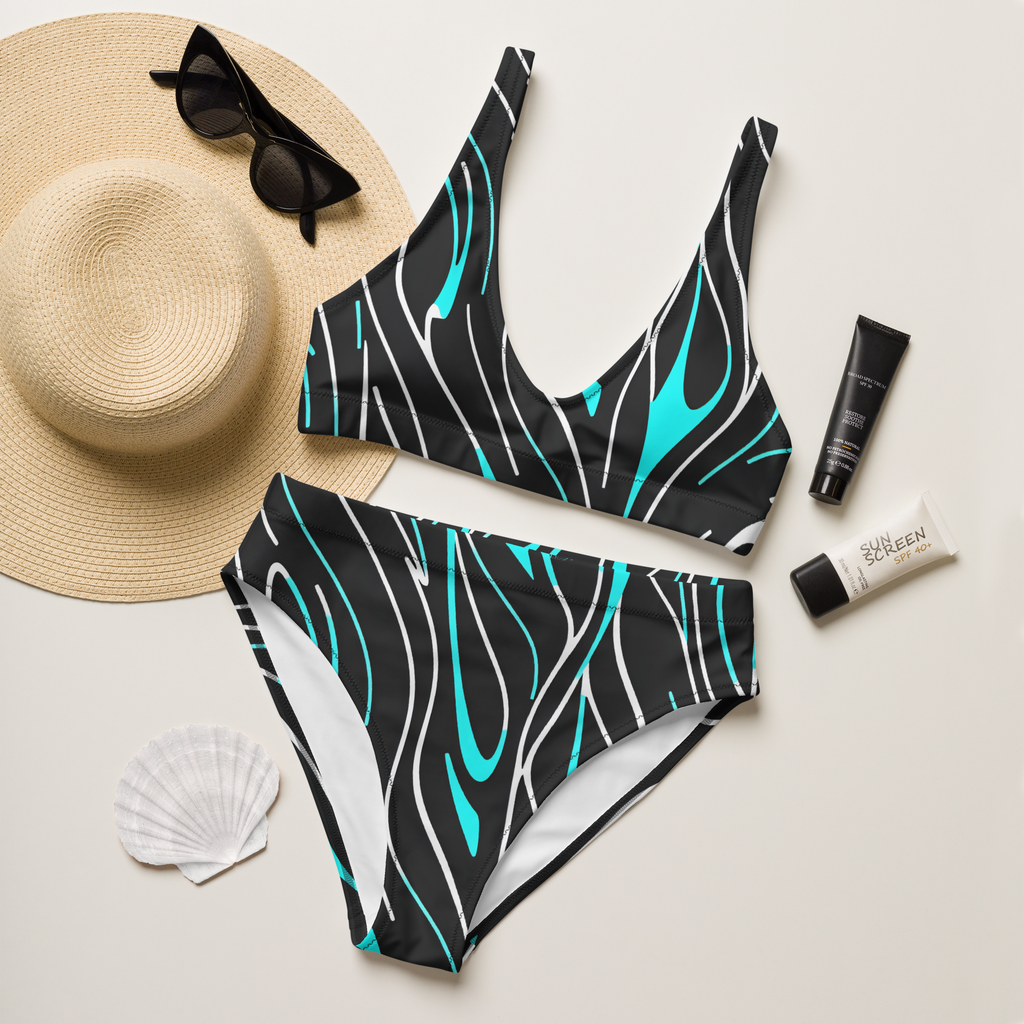 Water high-waisted bikini