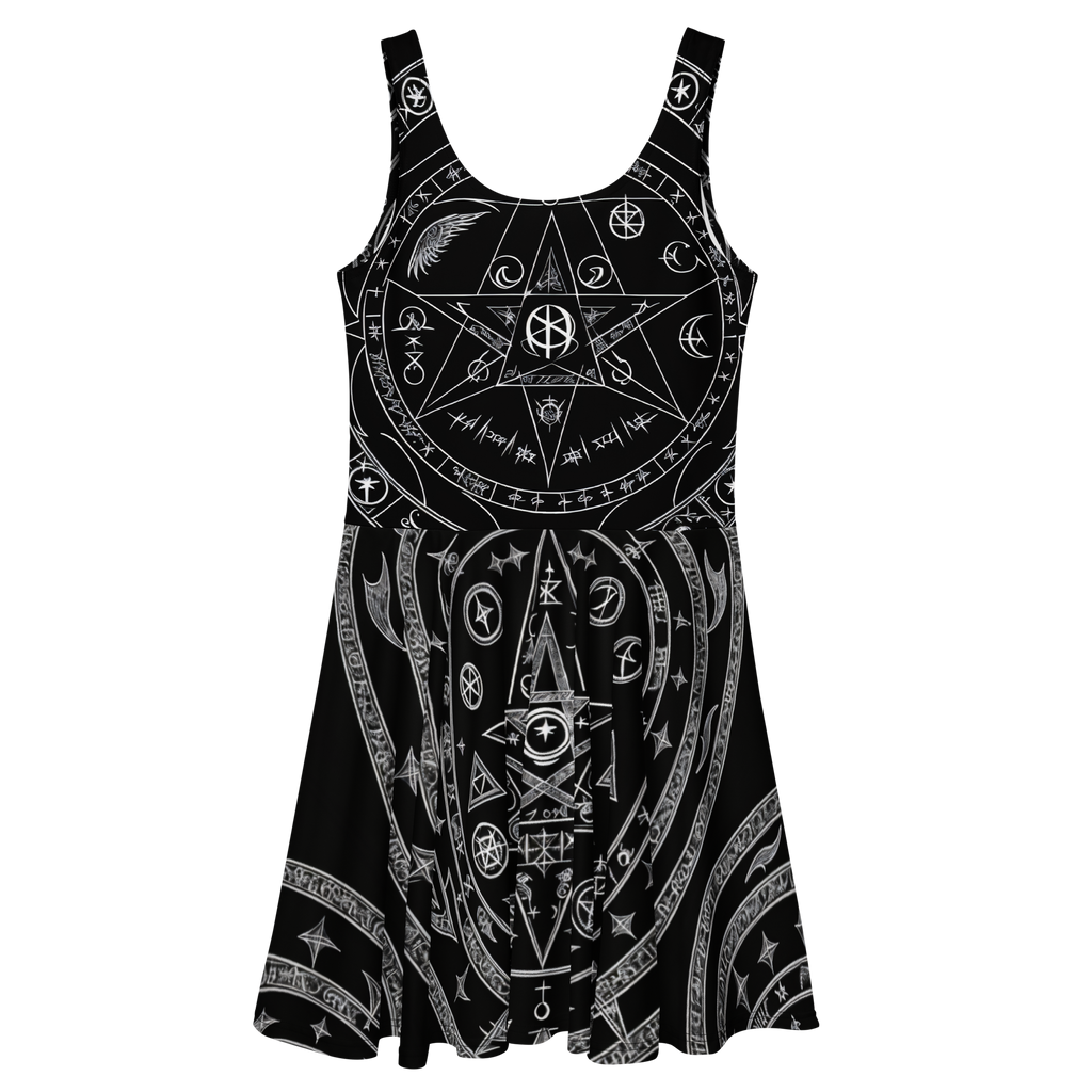 Vestido de patinadora satánica