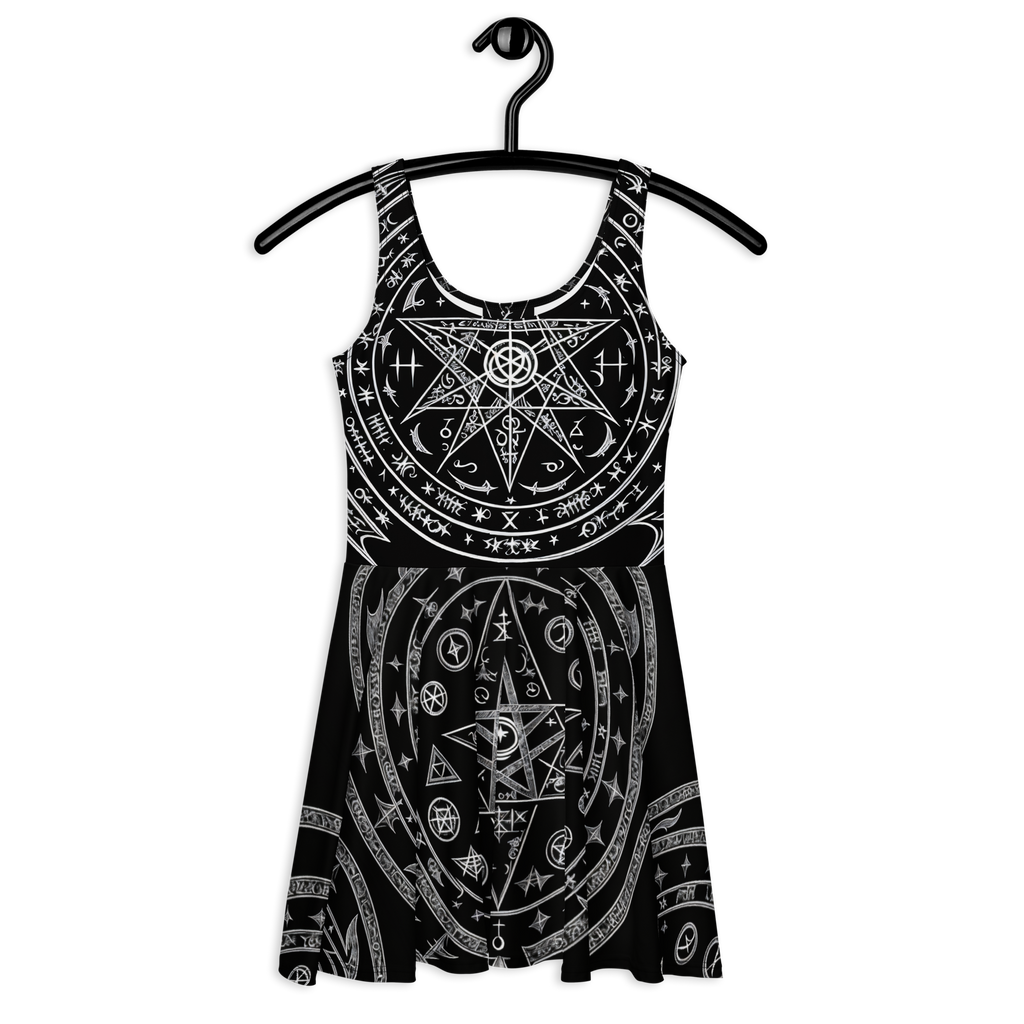 Vestido de patinadora satánica