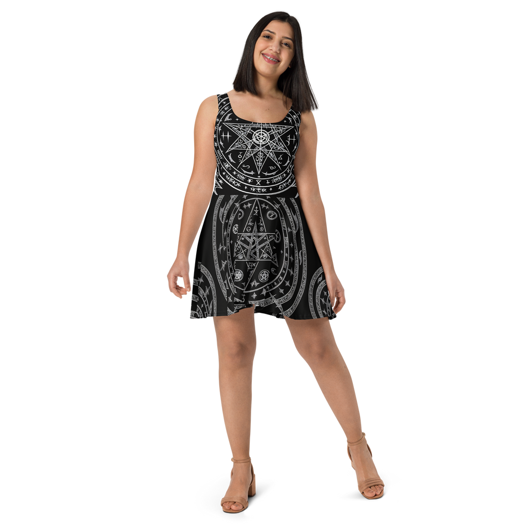 Vestido de patinadora satánica