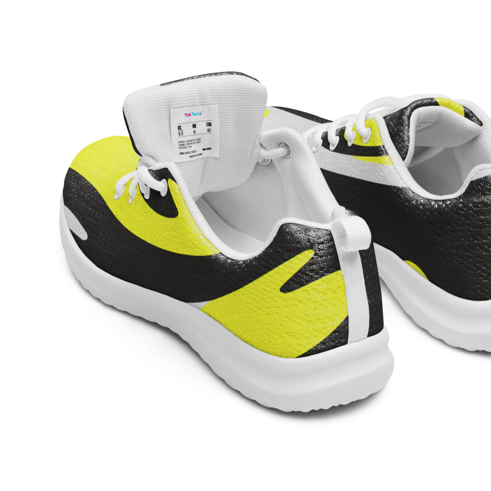 Psychedelic athletic sneakers