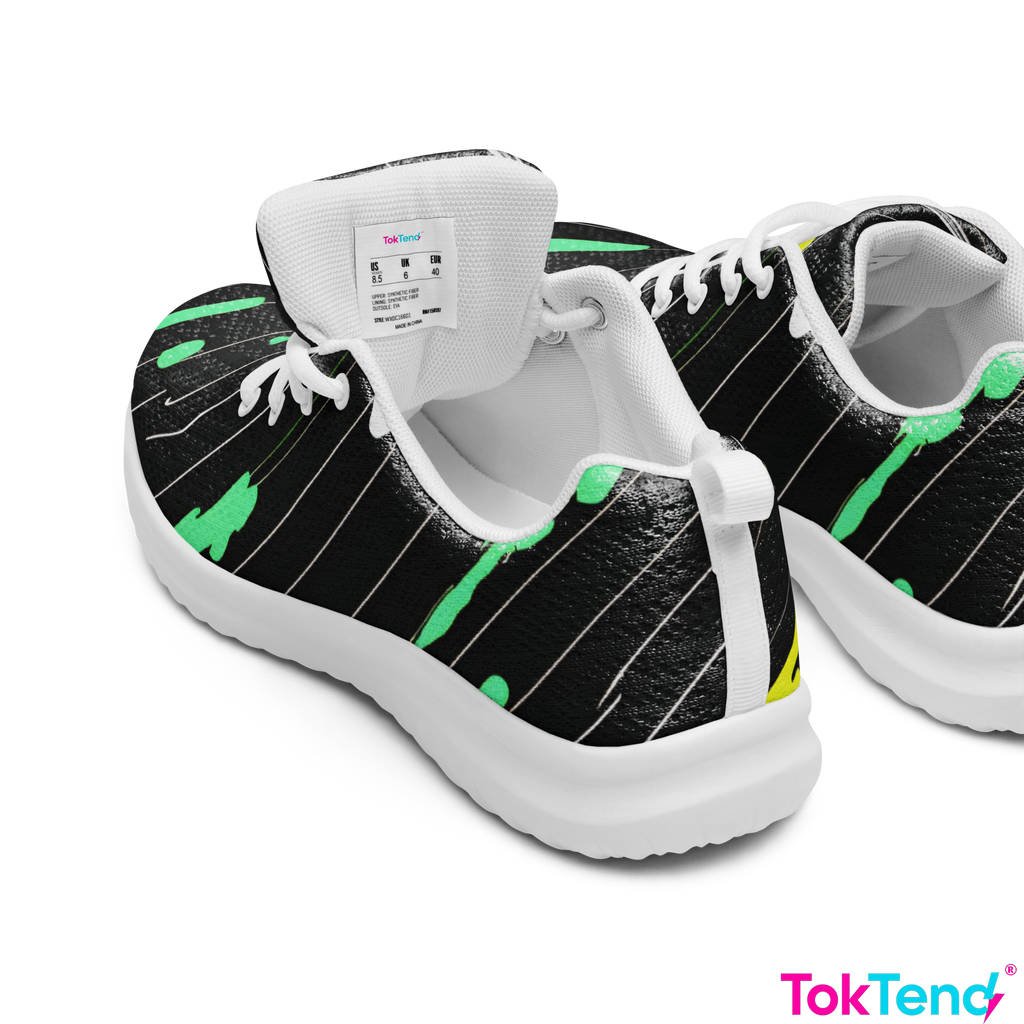Painting athletic sneakers