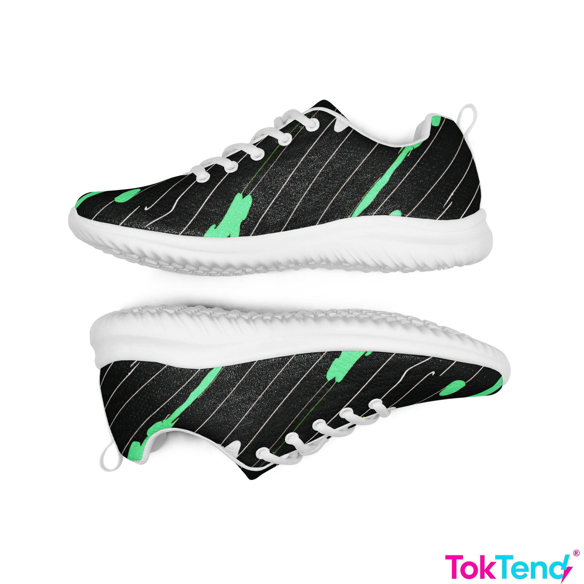 Painting athletic sneakers