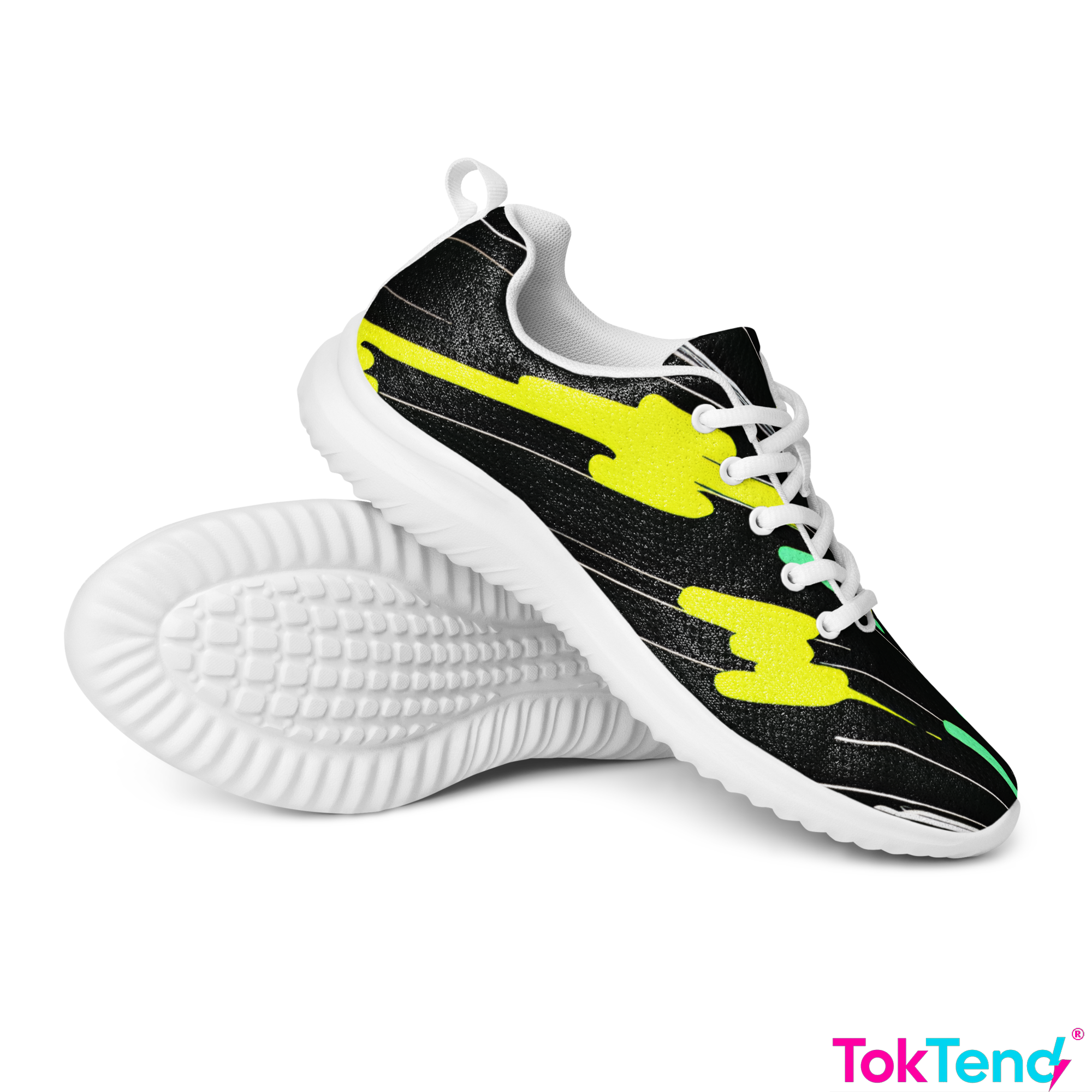 Painting athletic sneakers