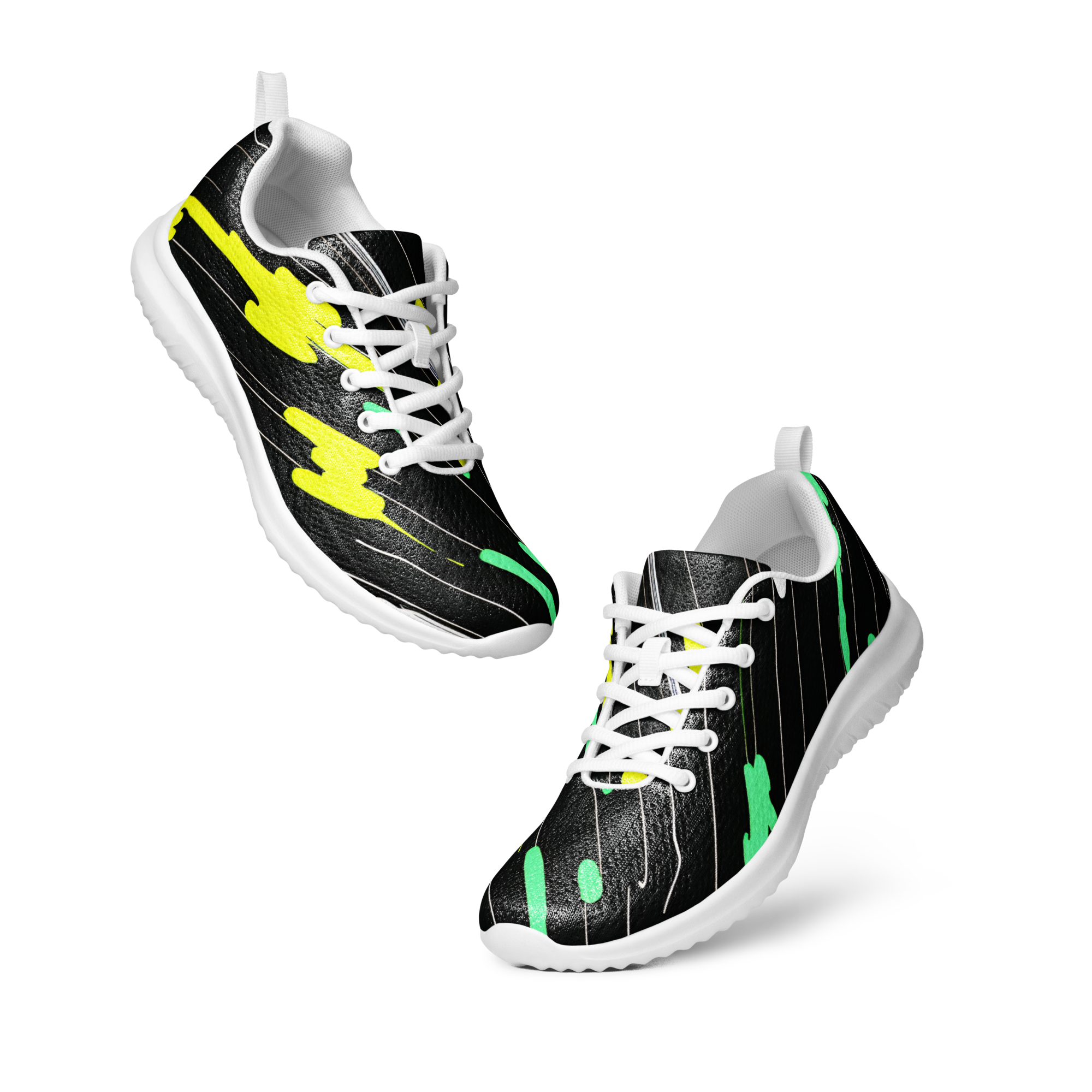 Painting athletic sneakers