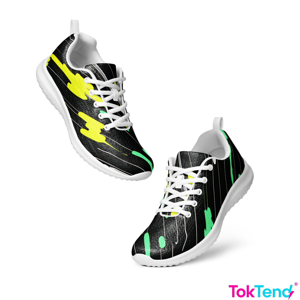 Painting athletic sneakers
