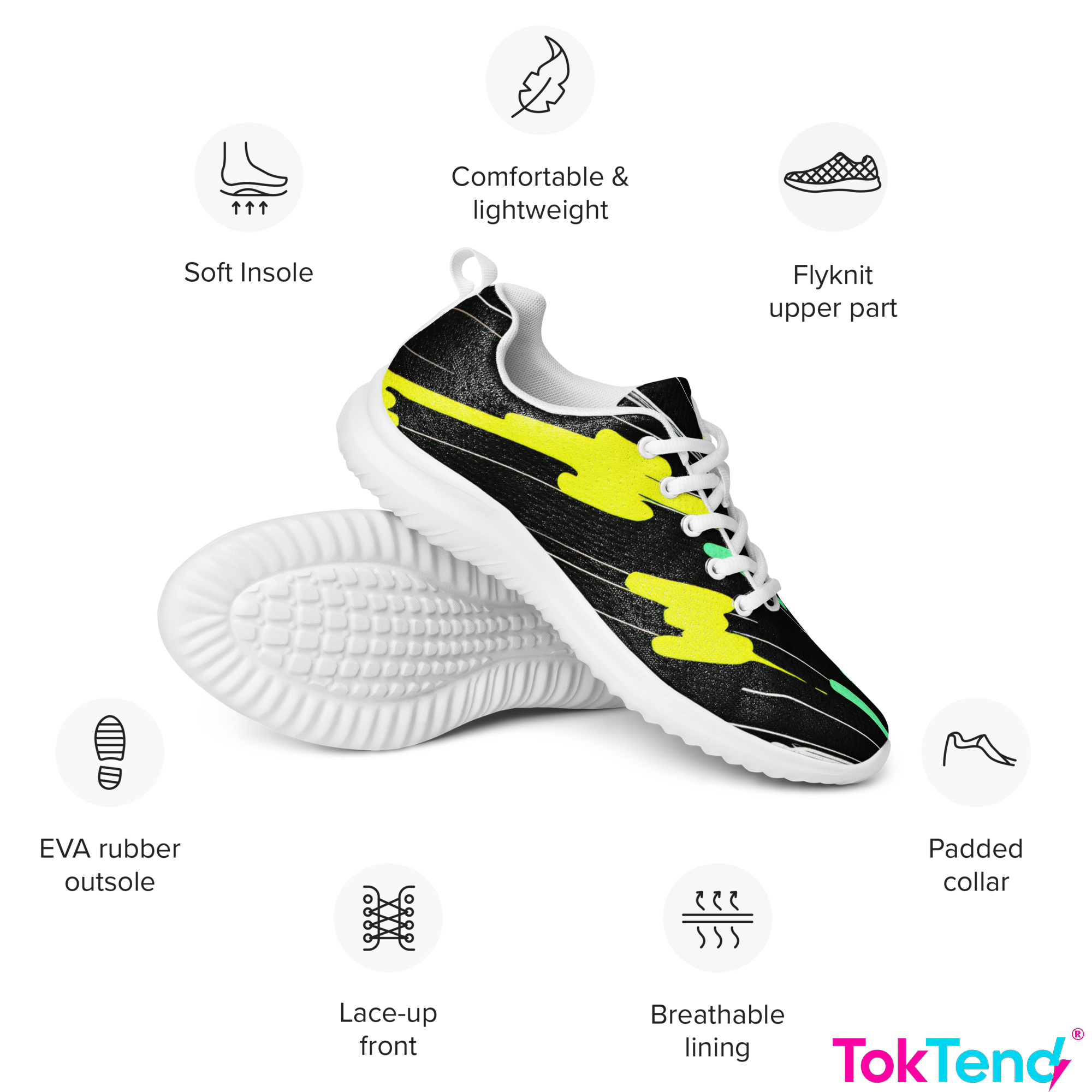 Painting athletic sneakers