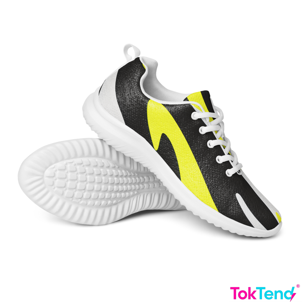 Psychedelic athletic sneakers