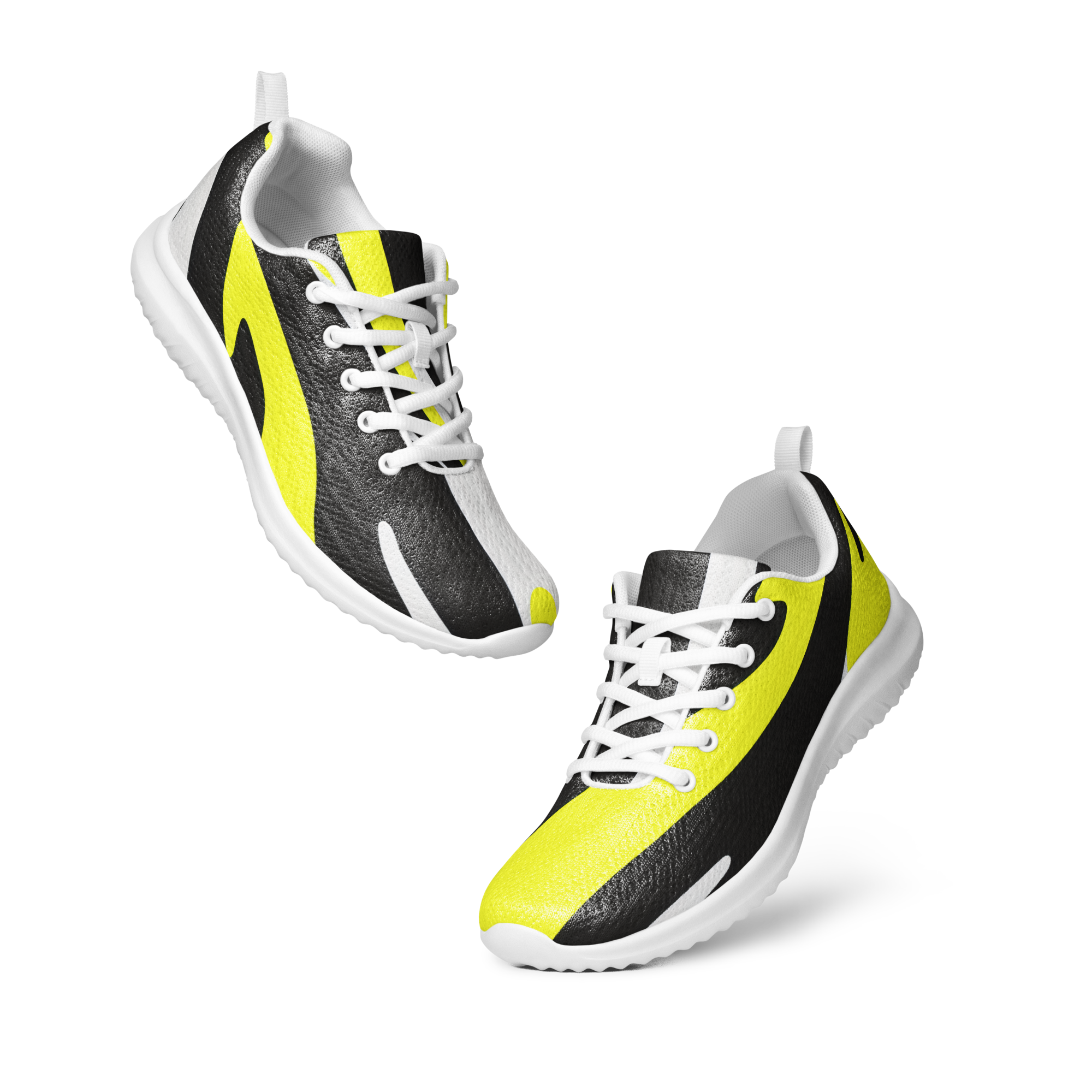 Psychedelic athletic sneakers