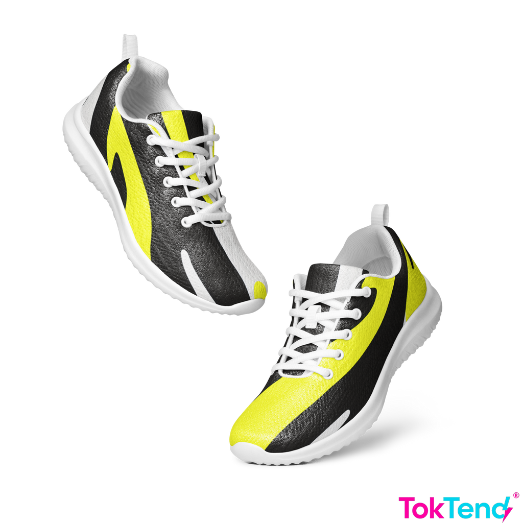 Psychedelic athletic sneakers