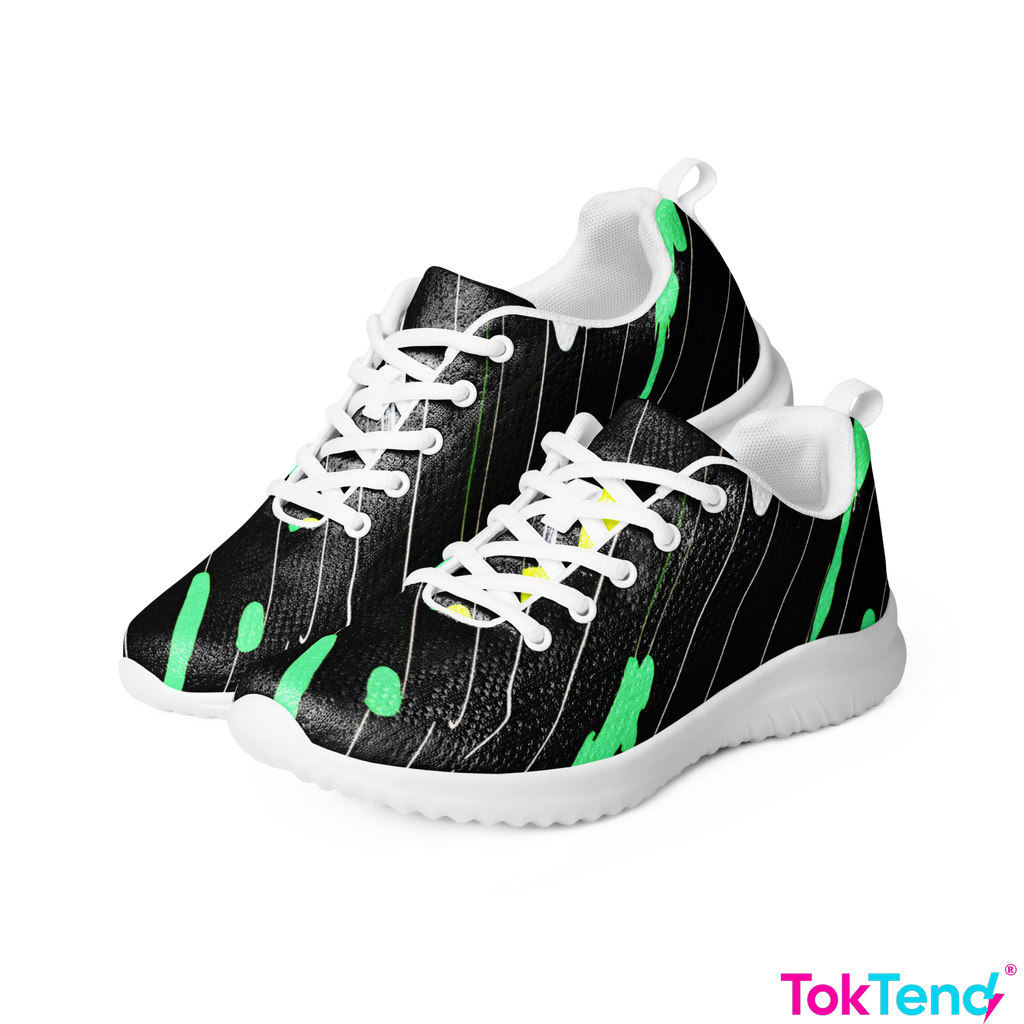 Painting athletic sneakers