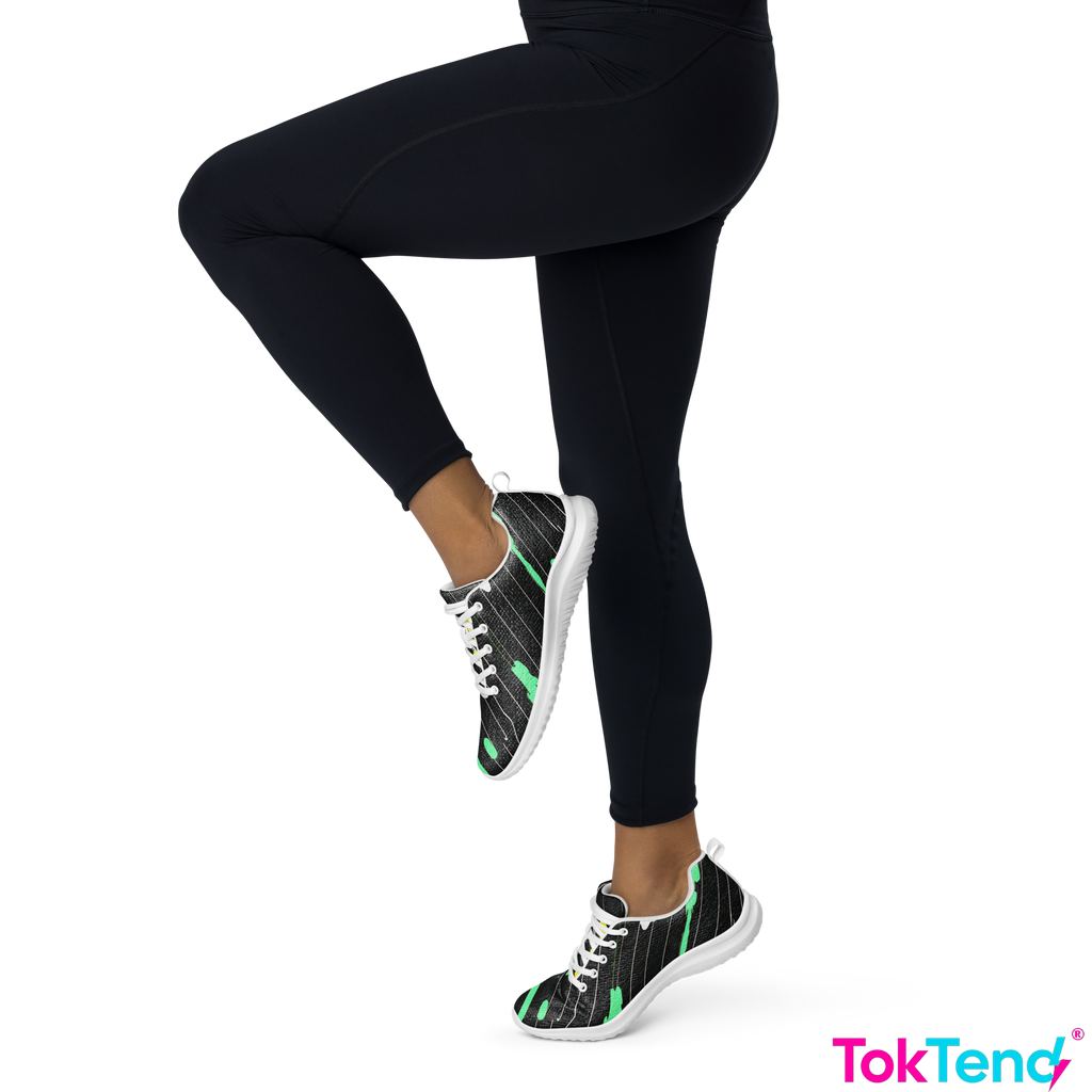 Painting athletic sneakers